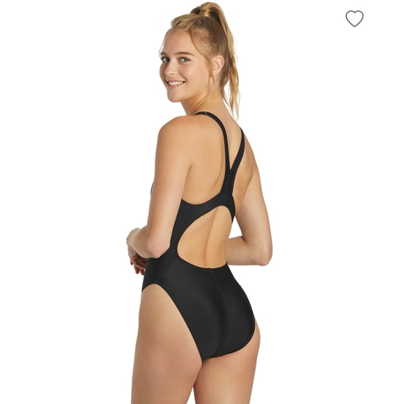 Womens Sporti black size 4 swim suit - Picture 2 of 2